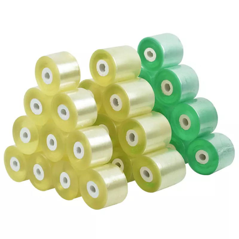 Rolls of PVC stretch wrapping film